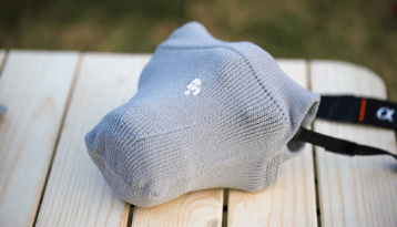 _go polygon W for camera M 多角形・厚地タイプでカメラを包んだ状態